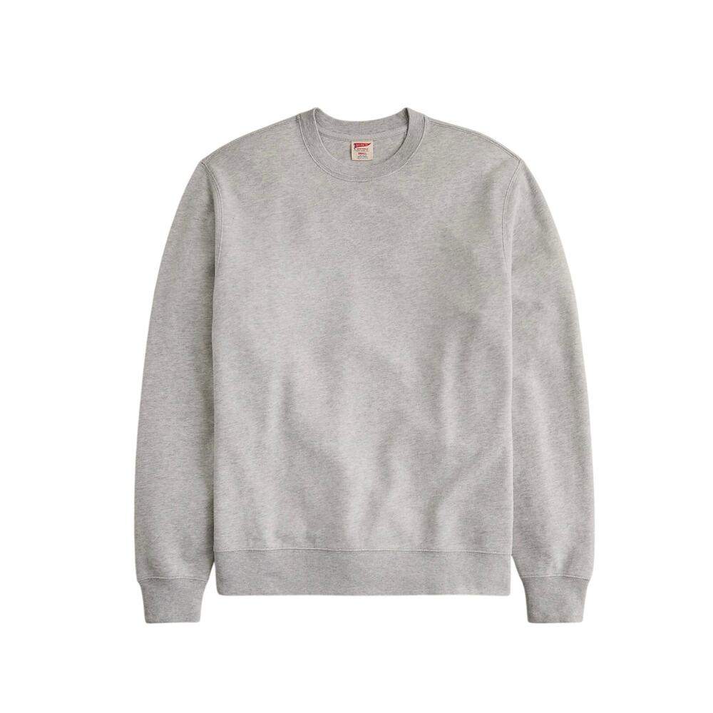 J.Crew Lightweight French Terry Cotton Sweatshirt Light Grey Size Small NWT